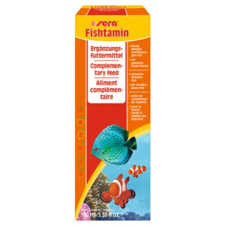 SERA - Fishtamin - 100ml - Complément alimentaire pour poissons