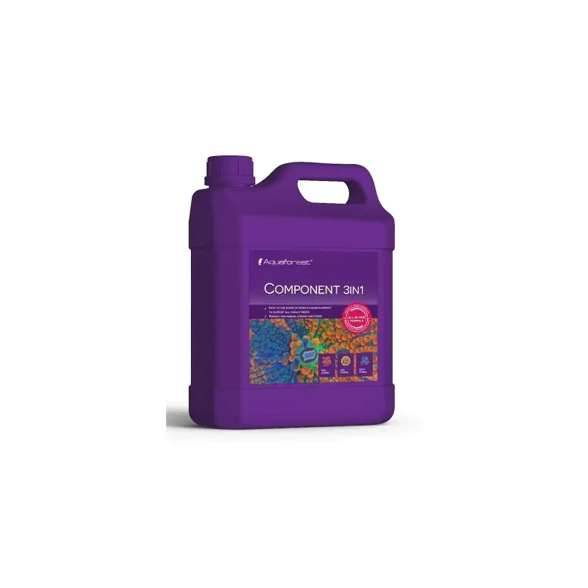 AQUAFOREST - Component 3in1 - 2000ml - Complément tout-en-un pour coraux