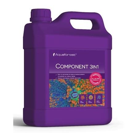 AQUAFOREST - Component 3in1 - 2000ml - Complément tout-en-un pour coraux