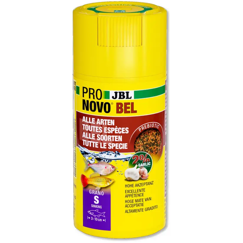 JBL - Pronovo bel - Grano S - 100 ml - Aliment en granulés pour poissons de 3 à 10 cm