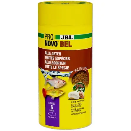 JBL - Pronovo bel - Grano S - 1000 ml - Aliment en granulés pour poissons de 3 à 10 cm