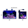 RED SEA - MAX NANO G2 XXL - 200 L - Meuble Blanc - Aquarium tout-en-un