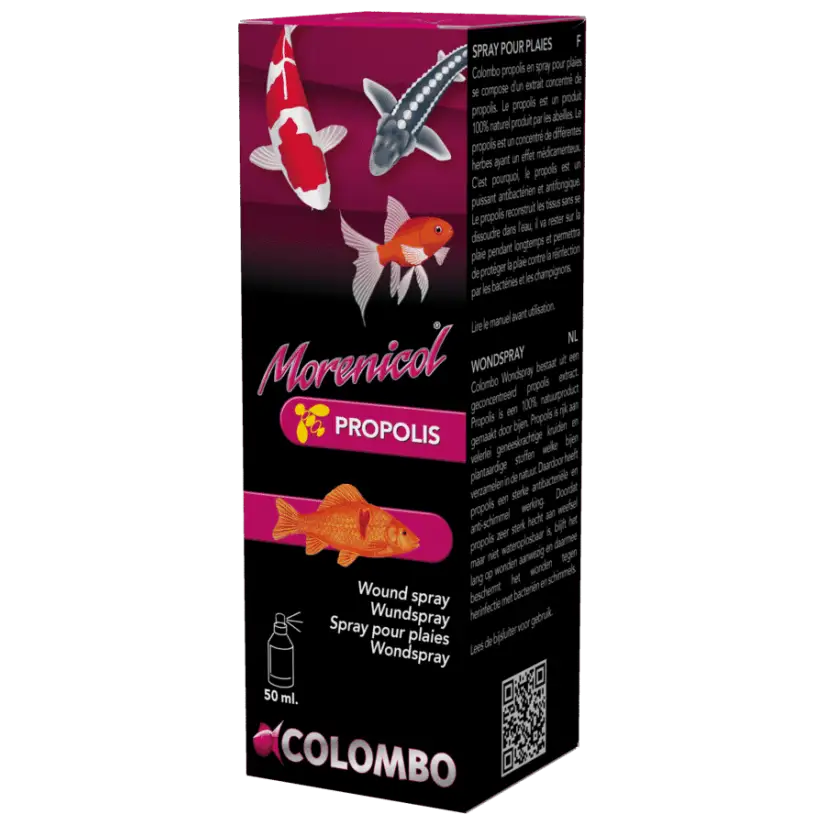 COLOMBO - Morenicol Propolis - 50ml - Soin des plaies des poissons