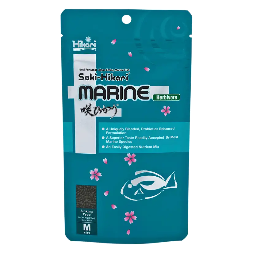 HIKARI - Saki-Hikari Marine Herbivore - 90g - Aliment enrichi en algues