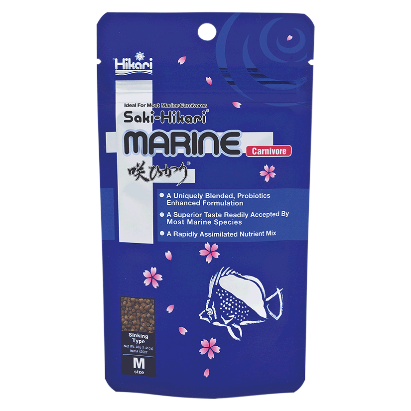 HIKARI - Saki-Hikari Marine Carnivore - 40g - Aliment pour poissons carnivores