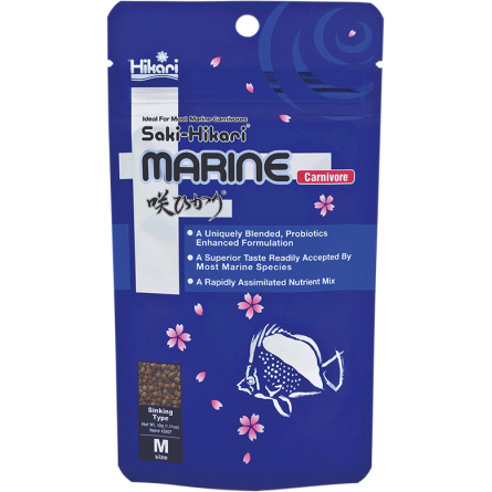 HIKARI - Saki-Hikari Marine Carnivore - 40g - Aliment pour poissons carnivores