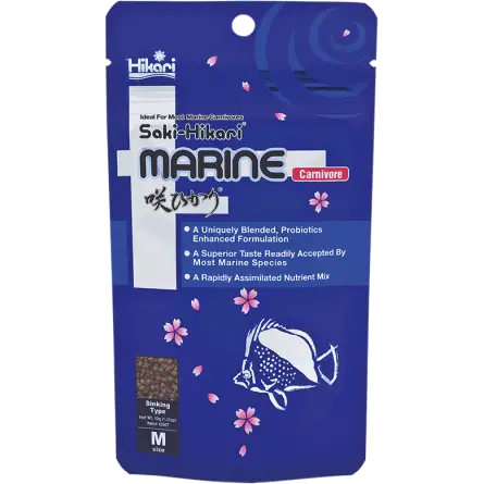 HIKARI - Saki-Hikari Marine Carnivore - 40g - Aliment pour poissons carnivores