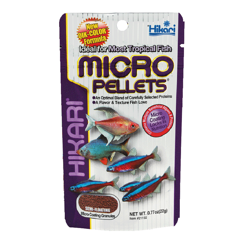 HIKARI - Micro Pellets - 22g - Aliment pour petits poissons