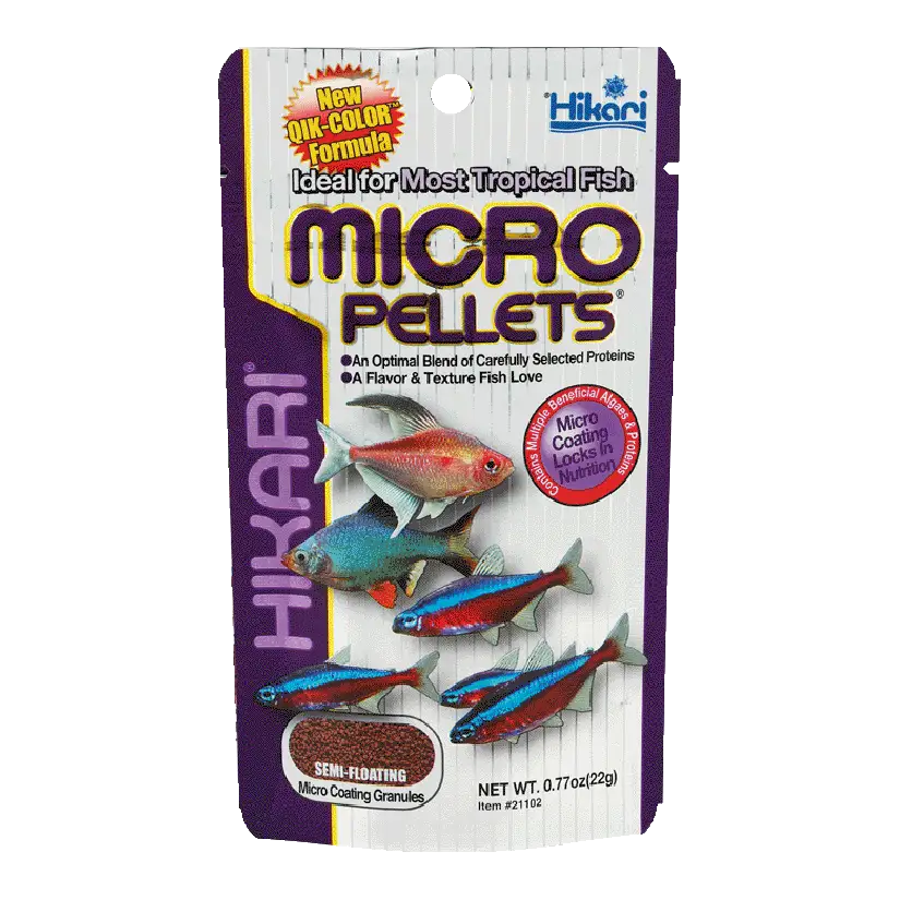 HIKARI - Micro Pellets - 22g - Aliment pour petits poissons