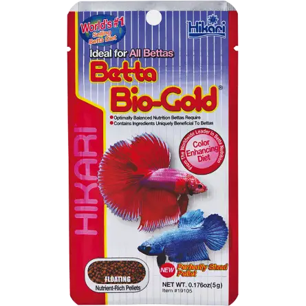 HIKARI - Betta-Bio Gold - 5g - Aliment pour Betta Splendens