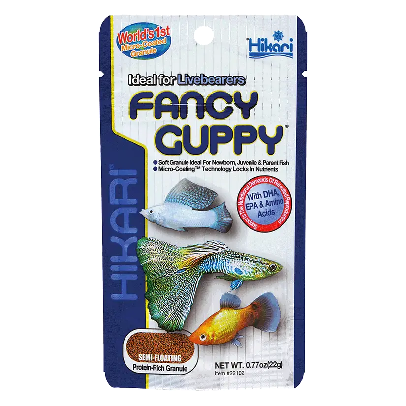 HIKARI - Fancy Guppy - 22g - Aliment pour poissons vivipares