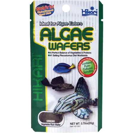 HIKARI - Algae Wafers - 20g - Aliment coulant pour herbivore