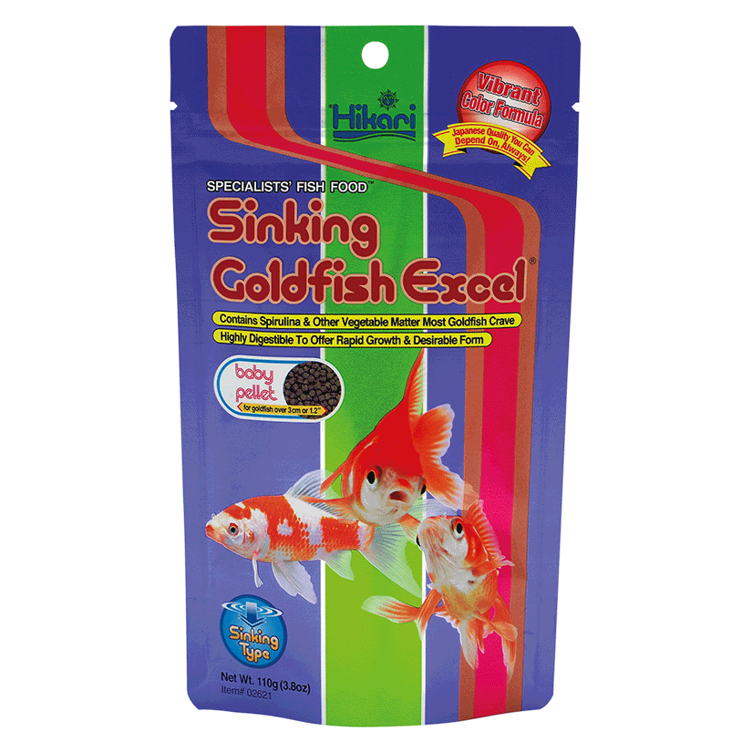 HIKARI - Sinking Goldfish Excel Baby - 110g - Aliment pour poissons rouges