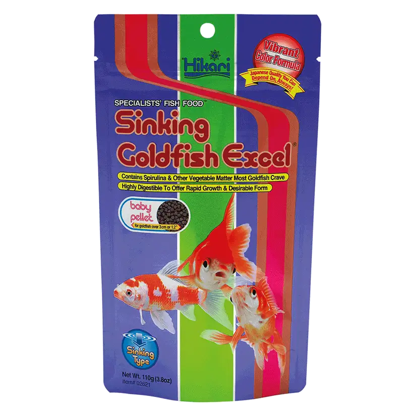 HIKARI - Sinking Goldfish Excel Baby - 110g - Aliment pour poissons rouges