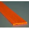 Baguette Fluorescente Orange - 50cm - Pour le rangement des boutures