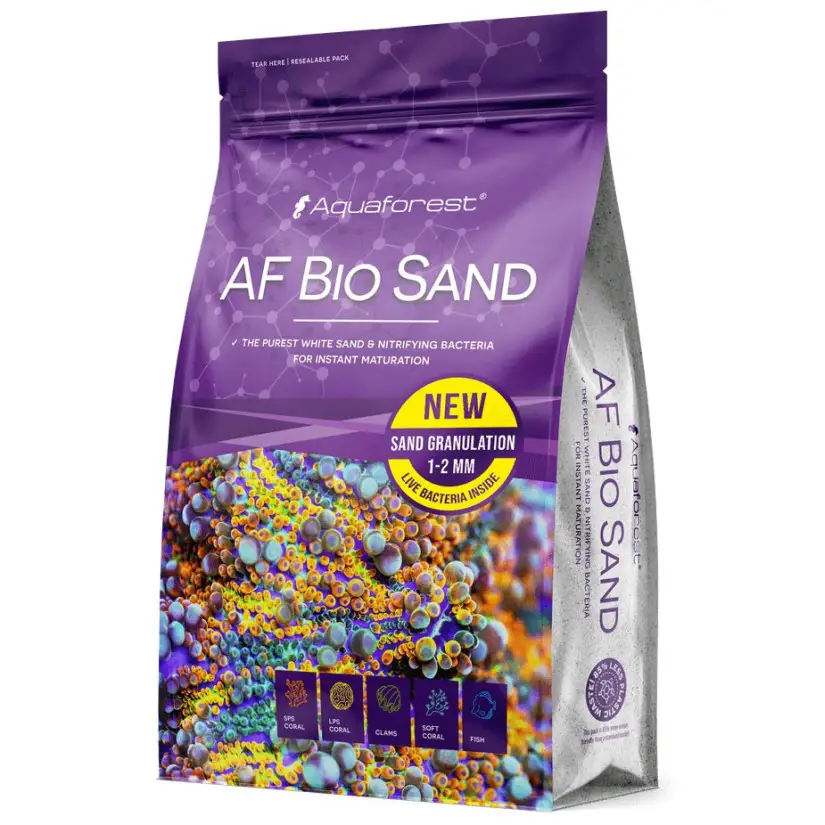 AQUAFOREST - AF bio Sand 1-2mm - 7.5 kg - Sable blanc