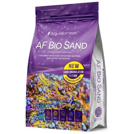 AQUAFOREST - AF bio Sand 1-2mm - 7.5 kg - Sable blanc