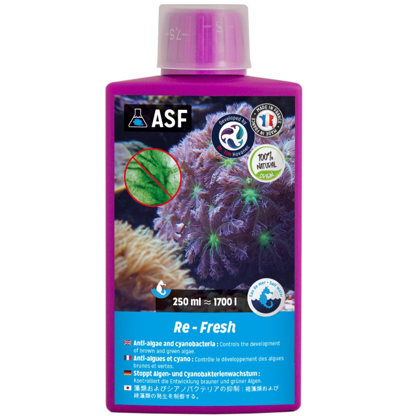 AQUARIUM SYSTEMS - Re-Fresh 250ml - Anti-algues et Cyano-bactéries