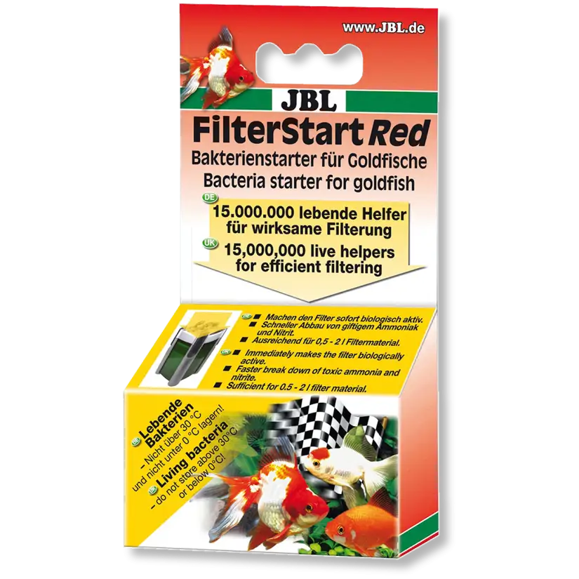 JBL - FilterStart Red - 10ml - Gocce attivatore di batteri - Pesce rosso