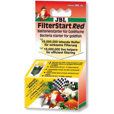 JBL - FilterStart Red - 10ml - Gocce attivatore di batteri - Pesce rosso