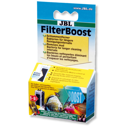 JBL - FilterBoost 25g - Bacterias limpiadoras - Elimina lodos