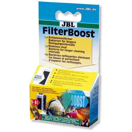 JBL - FilterBoost 25g - Bacterias limpiadoras - Elimina lodos