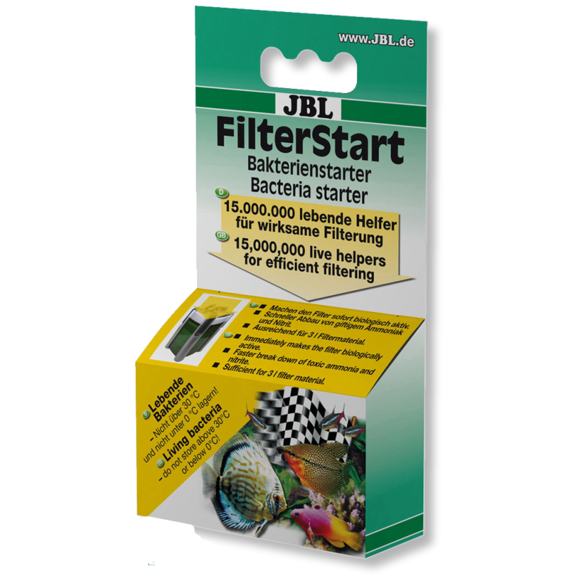 JBL - FilterStart - 10ml - Bactérias para ativar filtros novos ou limpos