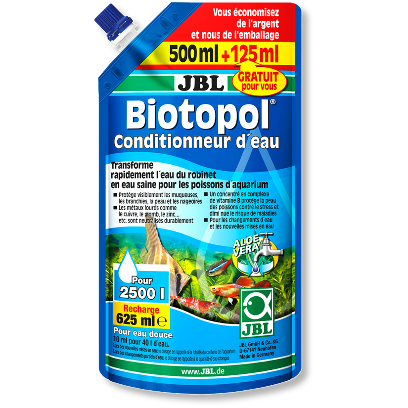 JBL – Biotopol Nachfüller – 625 ml – Wasseraufbereiter