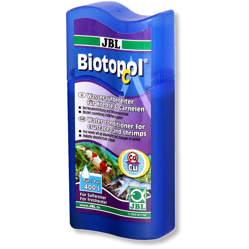 JBL - Biotopol C - Acondicionador de agua para crustáceos y gambas - 100ml