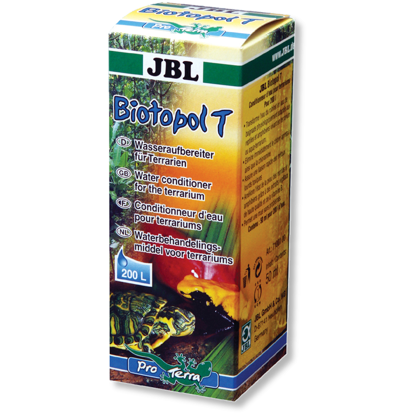 JBL - Biotopol T - Condicionador de água para terrário - 50ml