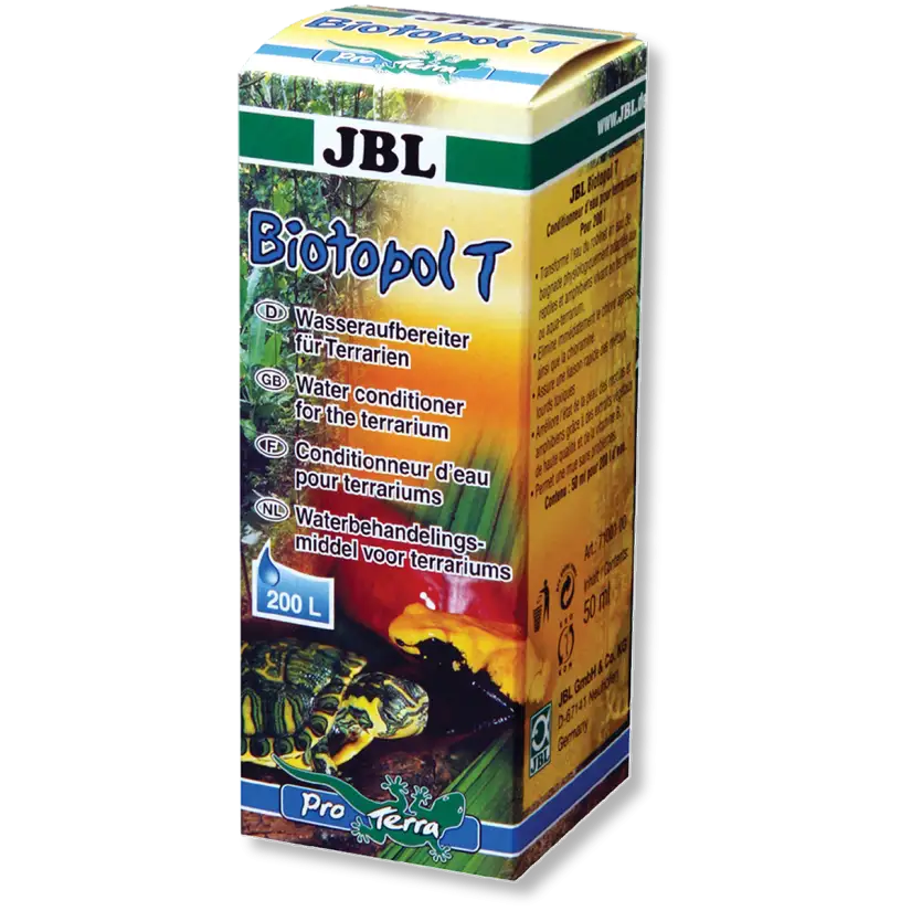 JBL - Biotopol T - Condicionador de água para terrário - 50ml