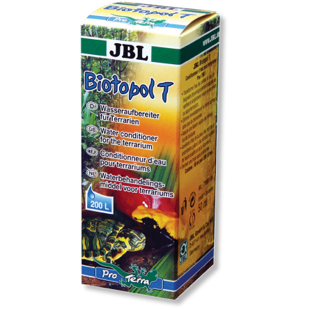 JBL - Biotopol T - Condicionador de água para terrário - 50ml