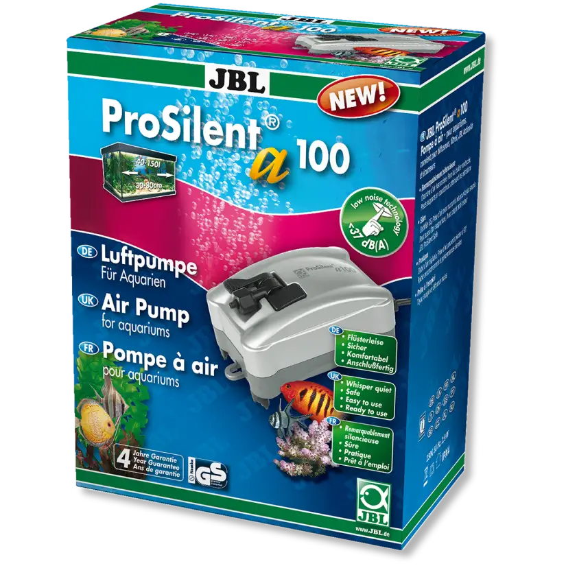 JBL - ProSilent a100 - Bomba de ar silenciosa - 100 l/h