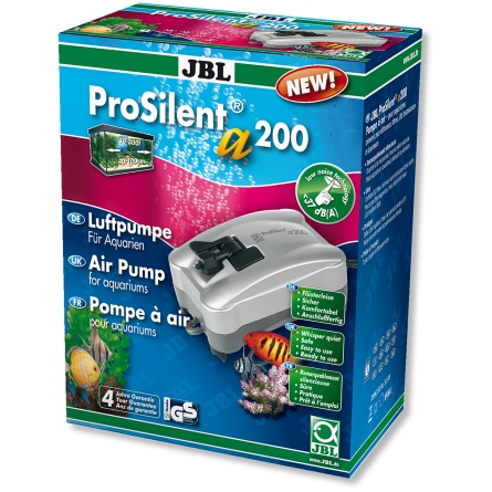 JBL - ProSilent a200 - Bomba de aire silenciosa - 200 l/h