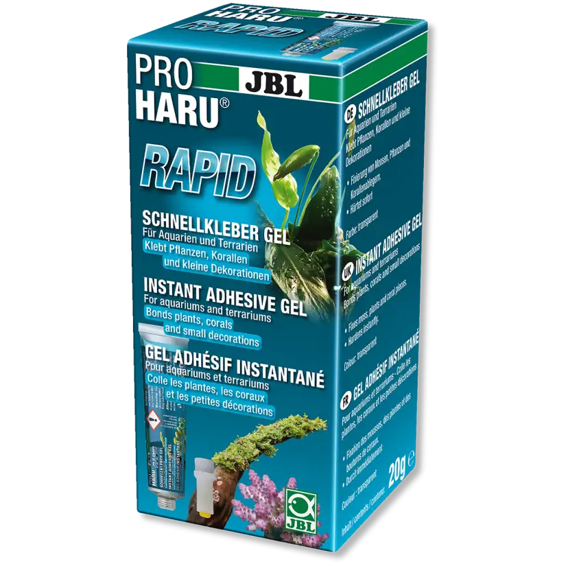 JBL - ProHaru Rapid - Pegamento rápido para plantas, decoración y corales - 20gr