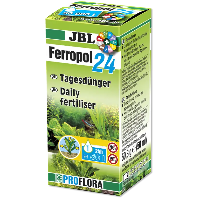 JBL - Ferropol 24 - Fertilizzante per piante - 50ml