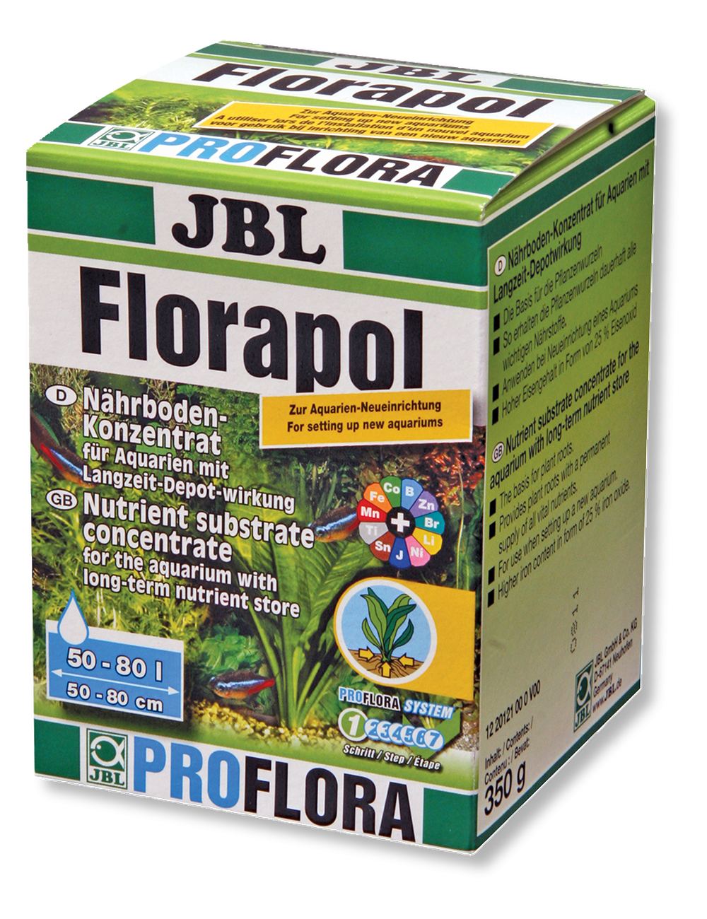 JBL - Florapol - Fertilizante de larga duración - 350g