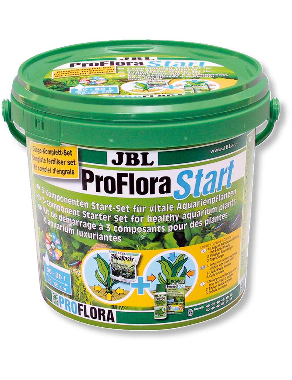 JBL - ProFloraStart Set 100 - Juego de fertilizantes de iniciación - 3kg