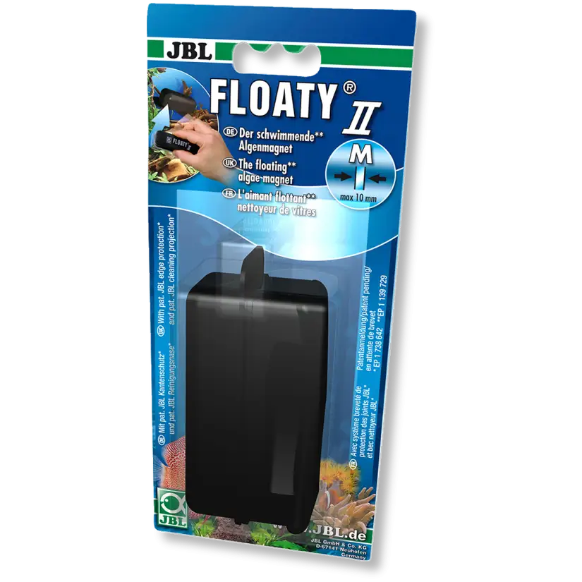 JBL - Floaty II M - Glazenwassersmagneet - Maat M