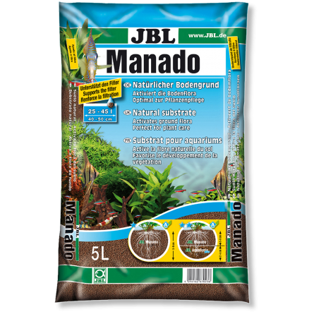 JBL - Manado 1.5l - Substrato de solo natural para aquários de água doce