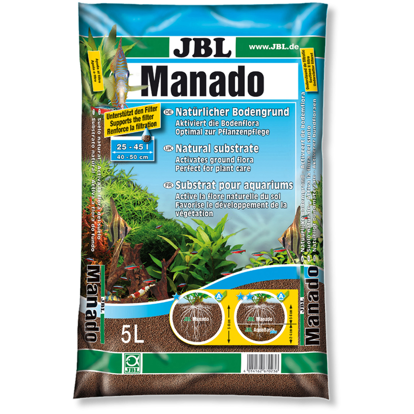 JBL - Manado 3l - Natural soil substrate for freshwater aquariums