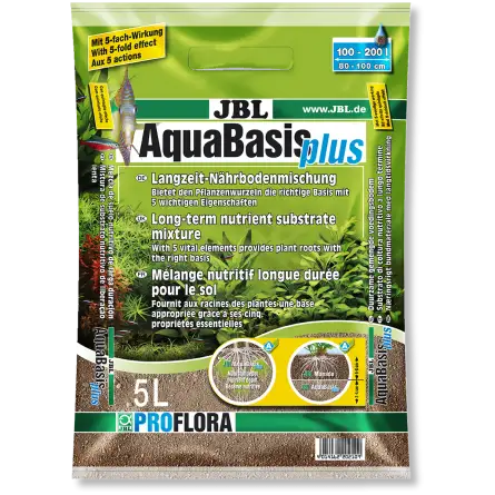 JBL - AquaBasis Plus 2,5l - Dolgotrajen hranilni substrat za sladkovodne akvarije