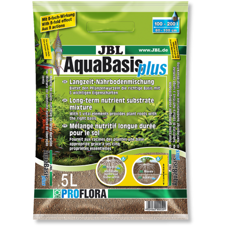 JBL - AquaBasis Plus 2,5l - Langlebiger Nährboden für Süßwasseraquarien