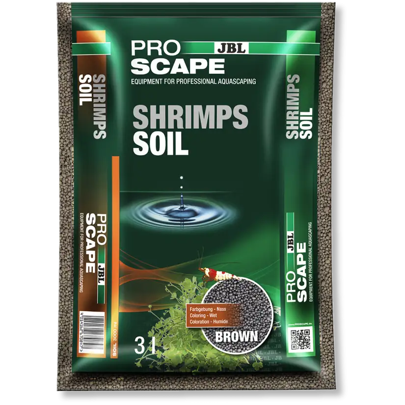 JBL ProScape - ShrimpsSoil BROWN 3l - Substrat technique beige pour aquariums à crevettes