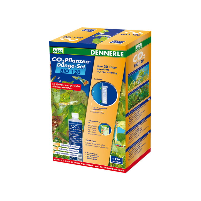 DENNERLE - CO2 BIO 120 - CO2-Set für Aquarien