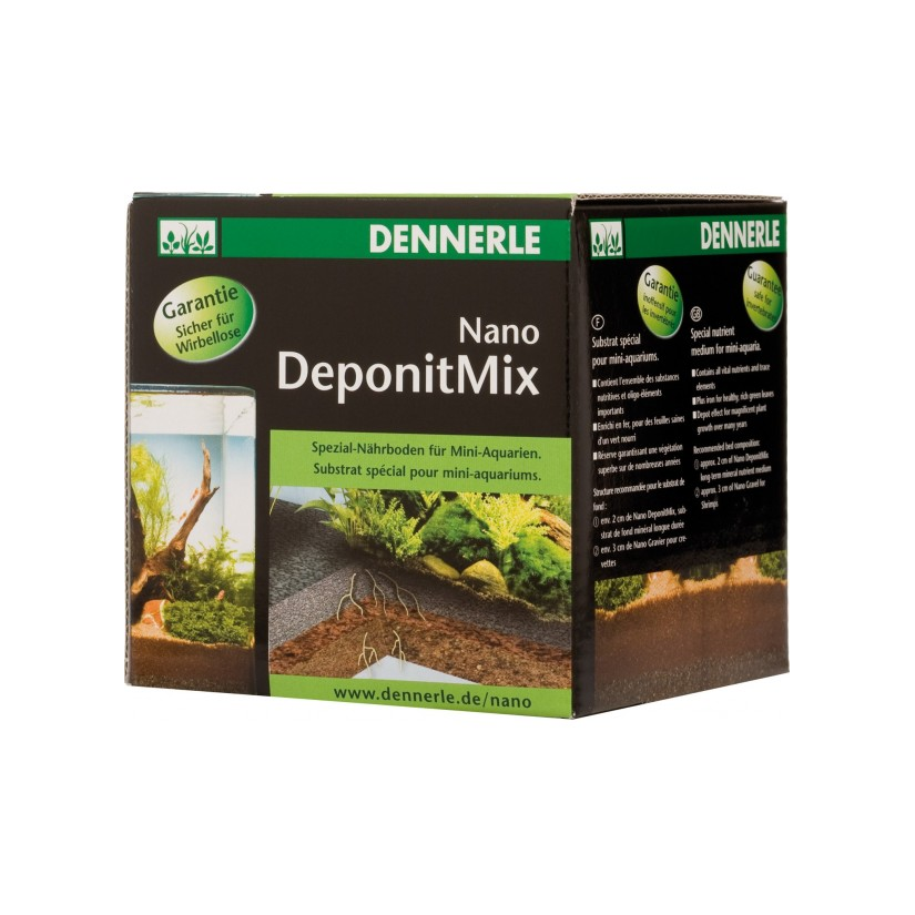 DENNERLE - Nano Deponit Mix - 1 kg - Substrato nutritivo para nano aquários