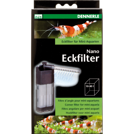 DENNERLE - Nano Eckfilter - Filtro para Aquário até 40 L