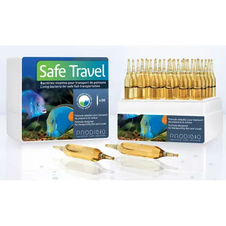 PRODIBIO - Safe Travel 30 viales - Bacterias para transporte de pescado