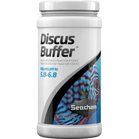 SEACHEM - Discus Buffer 250g - Tampón de pH para acuarios de peces disco