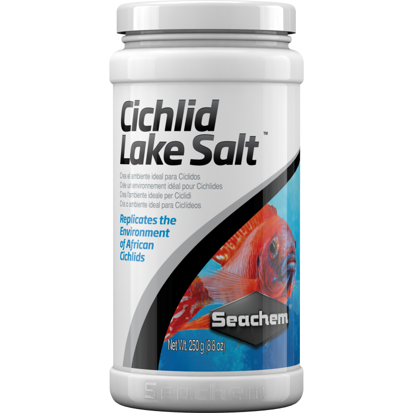 SEACHEM - Cichlid Lake Salt 250g - Remineralizador de água para ciclídeos